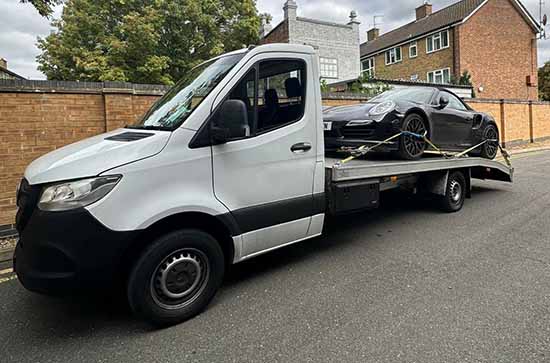 Porsche recovery Medway kent