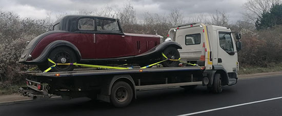 Classic Car transportation Kent